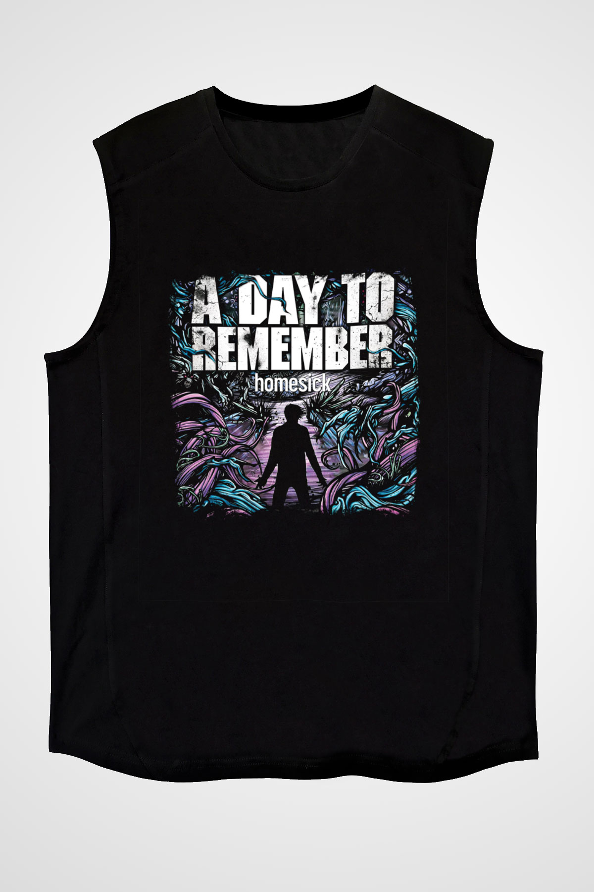 A Day to remember Baskılı Unisex Siyah Kolsuz Tişört