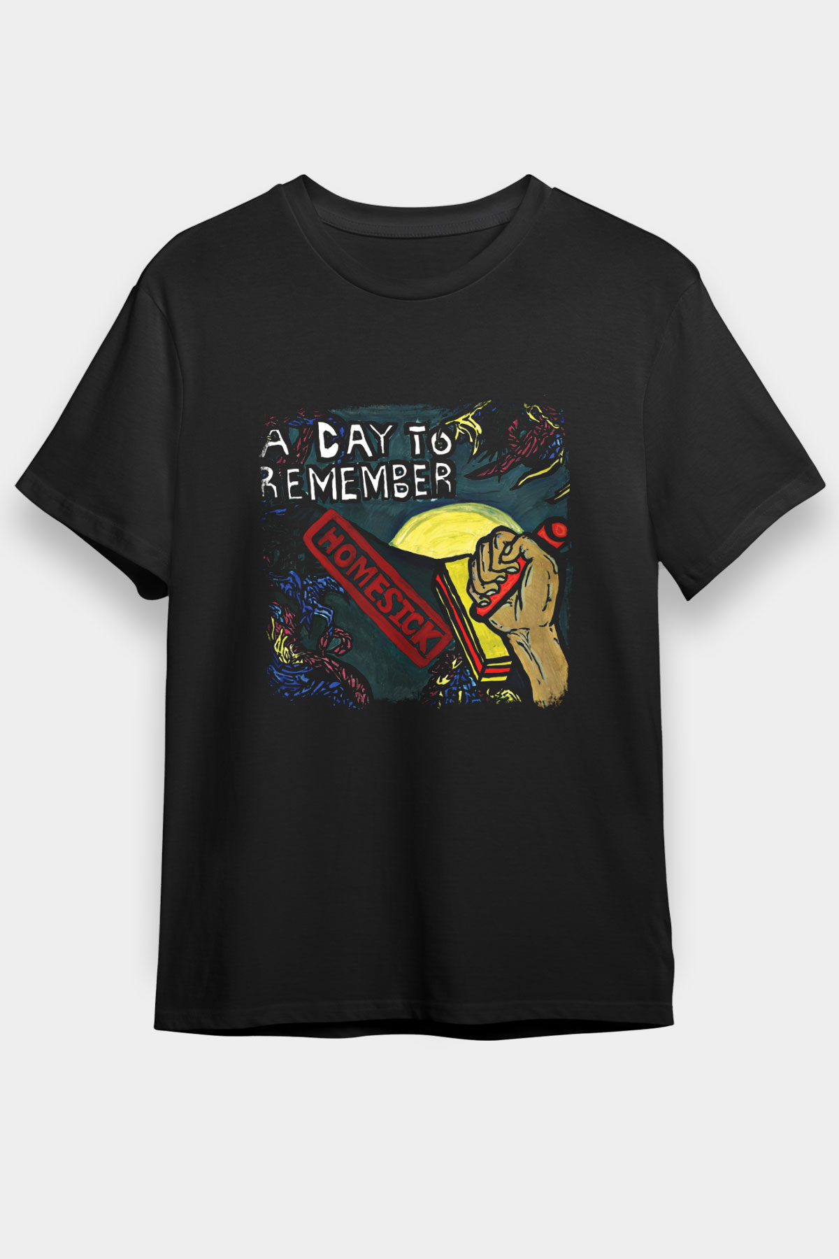 A Day to remember Baskılı Unisex Siyah Tişört