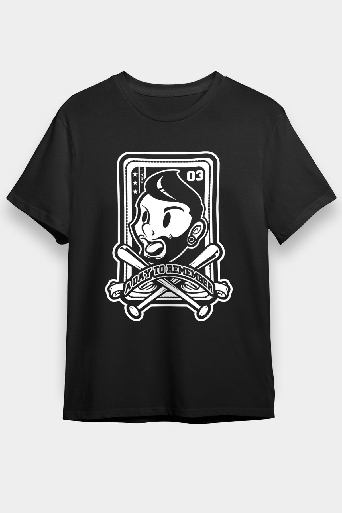 A Day to remember Baskılı Unisex Siyah Tişört