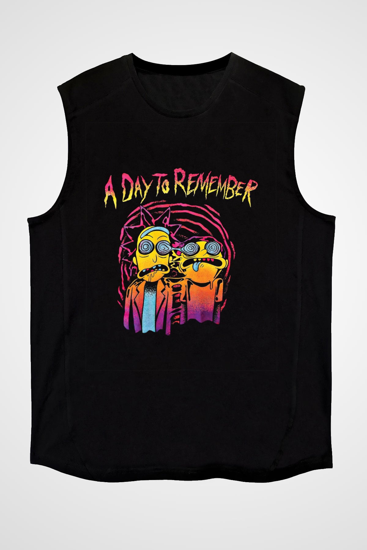 A Day to remember Baskılı Unisex Siyah Kolsuz Tişört