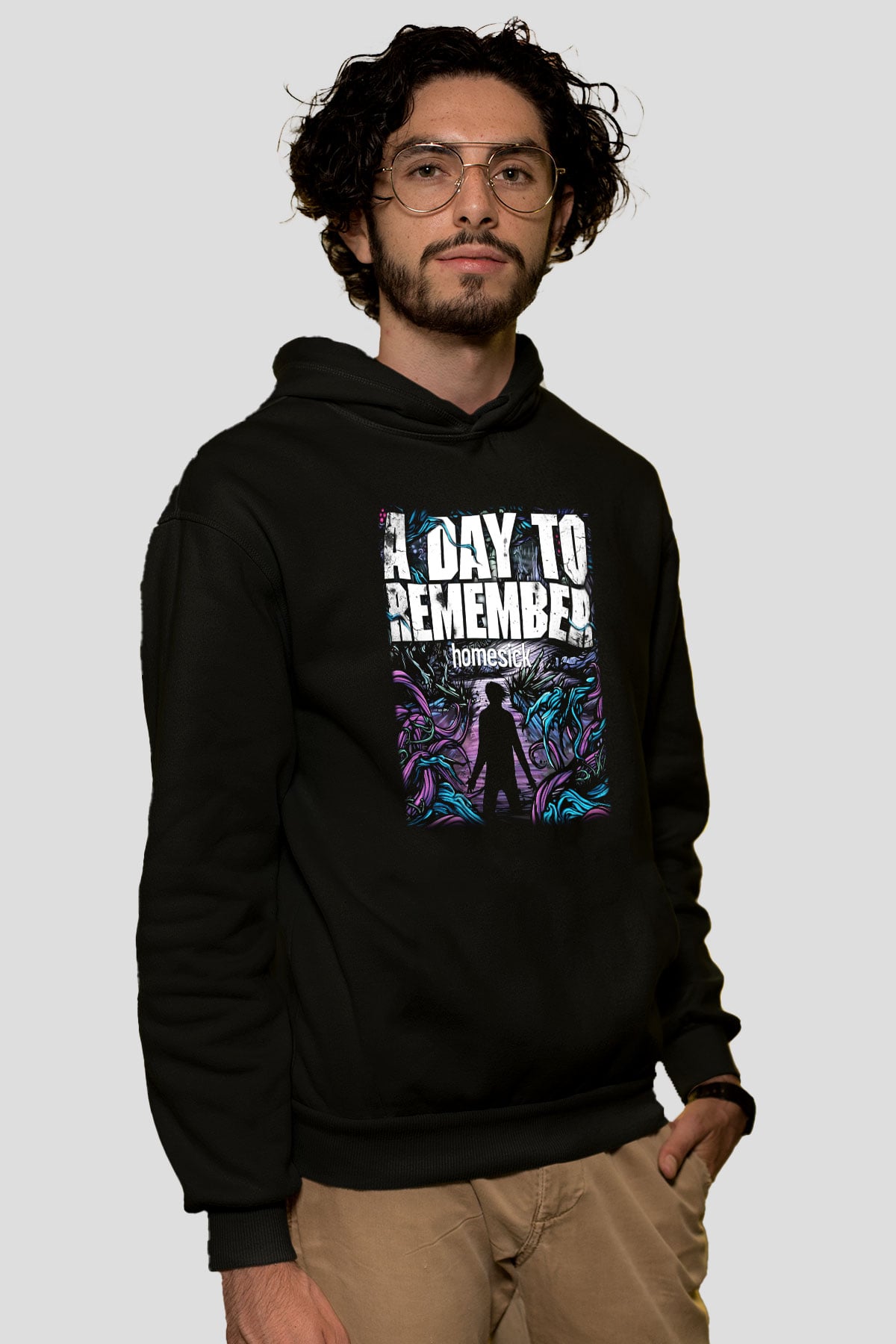 A Day To Remember Siyah Unisex Kapüşonlu Sweatshirt