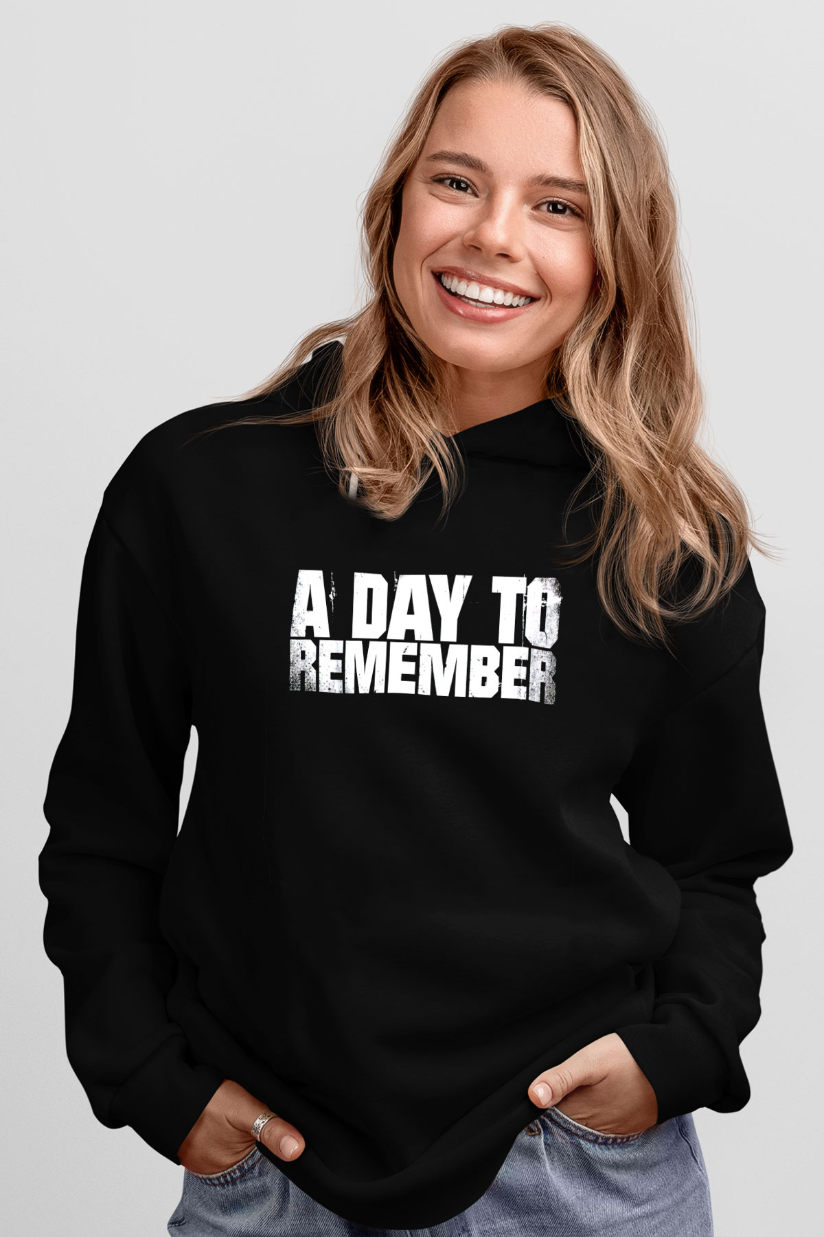 A Day To Remember Siyah Unisex Kapüşonlu Sweatshirt