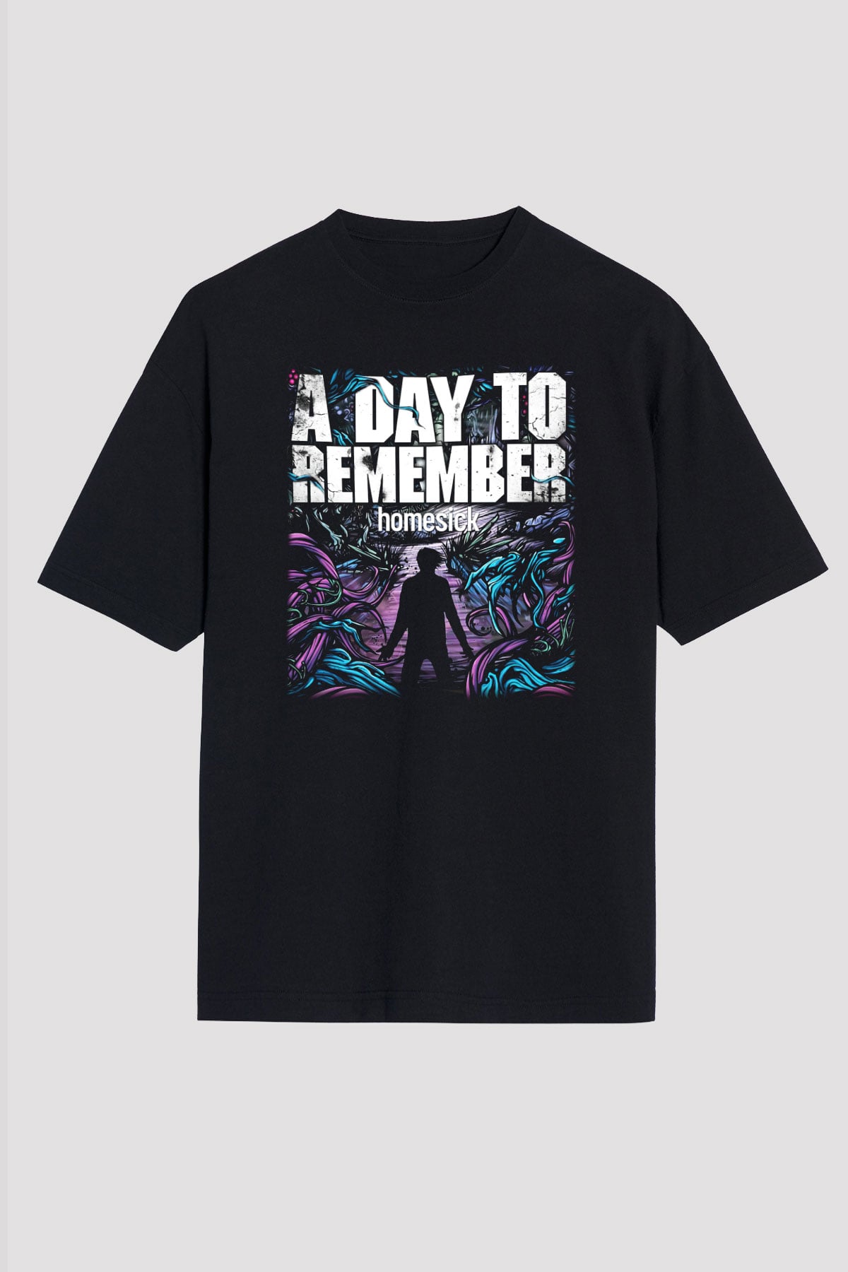 A Day To Remember Siyah Unisex Oversize Tişört T-Shirt