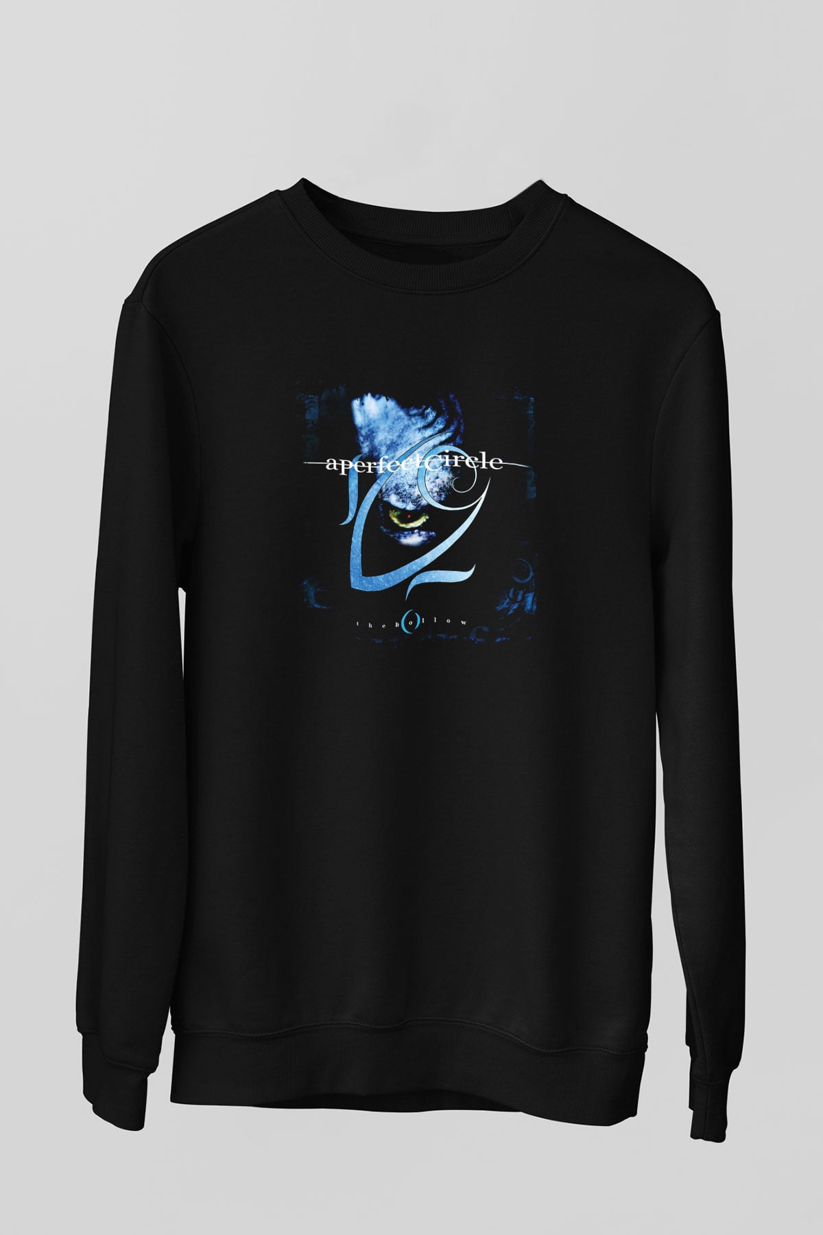 A Perfect Circle Baskılı Unisex Siyah Sweatshirt