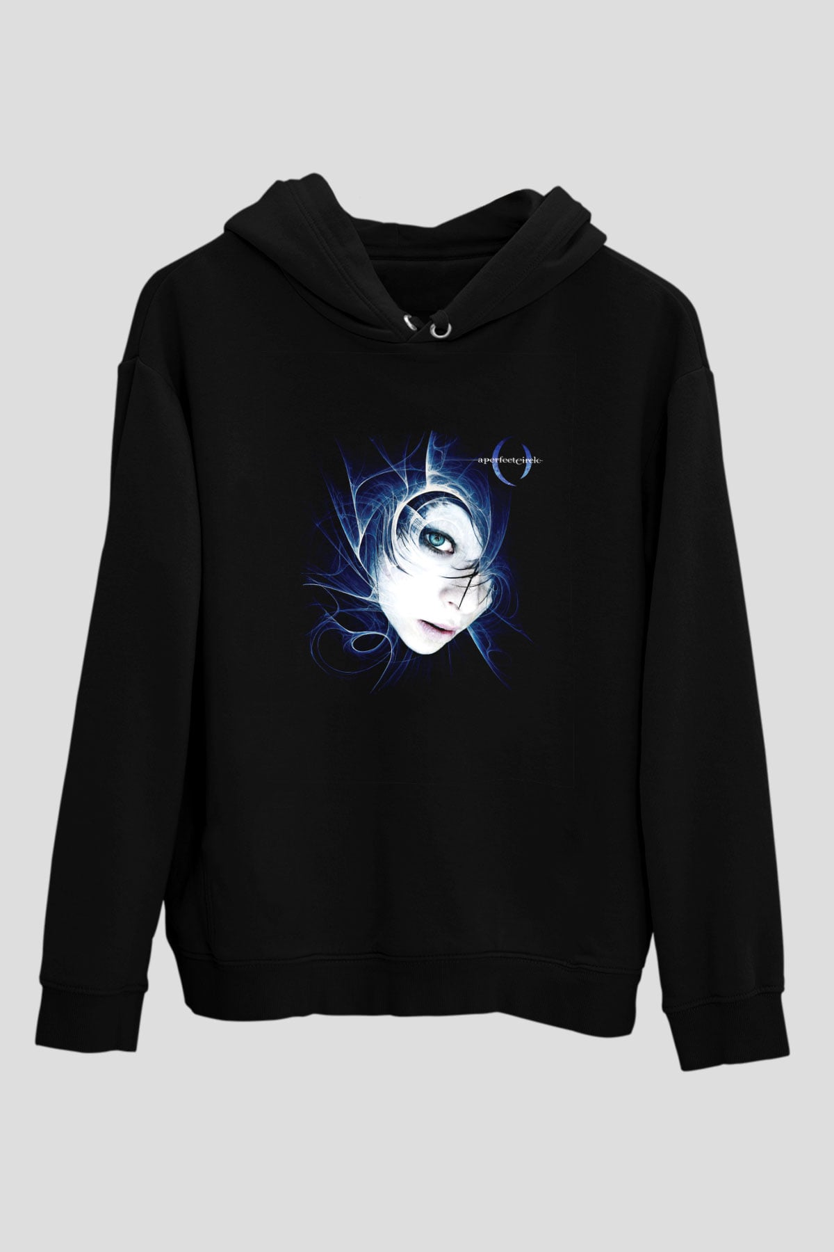 A Perfect Circle Baskılı Unisex Siyah Hoodie