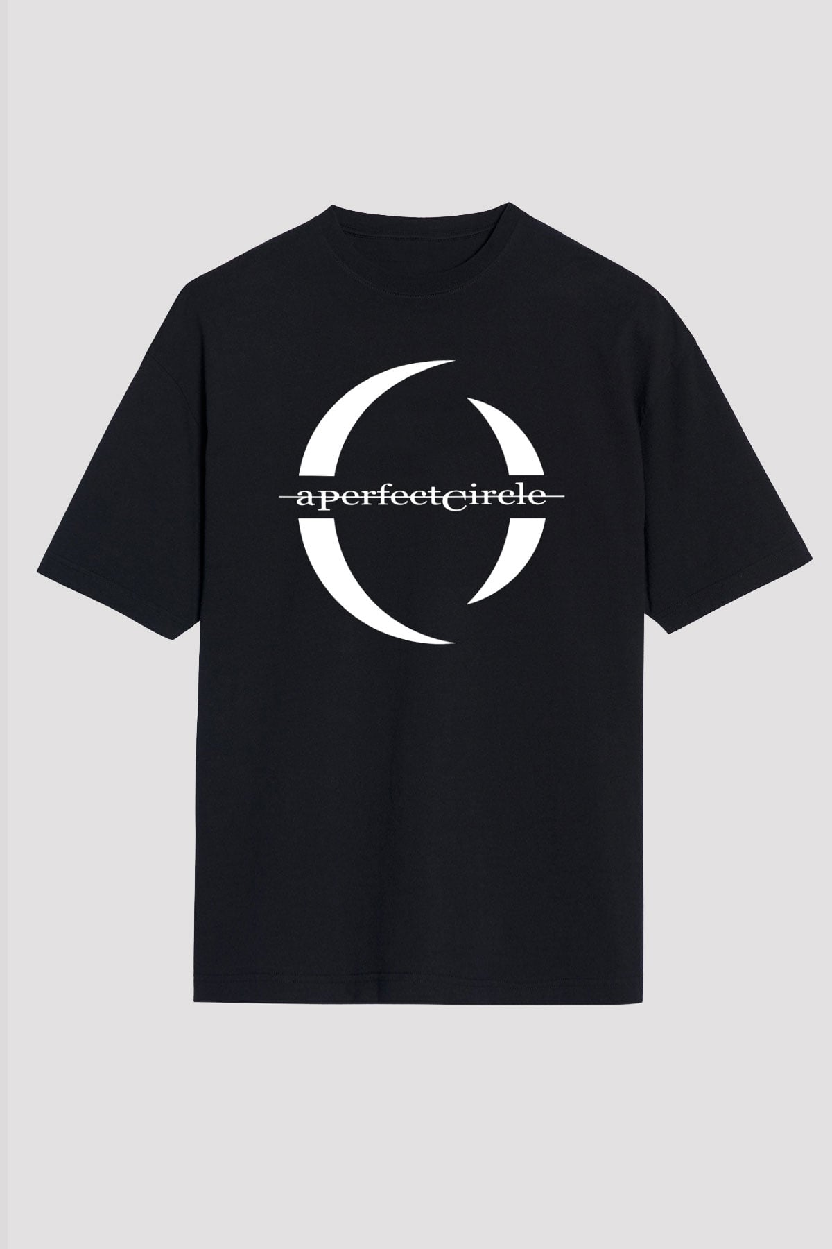 A Perfect Circle Siyah Unisex Oversize Tişört T-Shirt