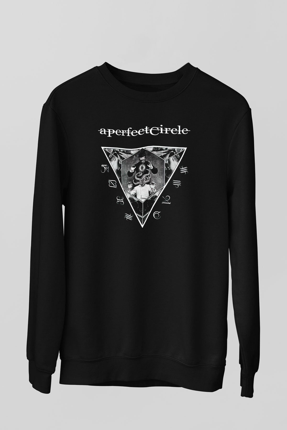 A Perfect Circle Siyah Unisex Sweatshirt