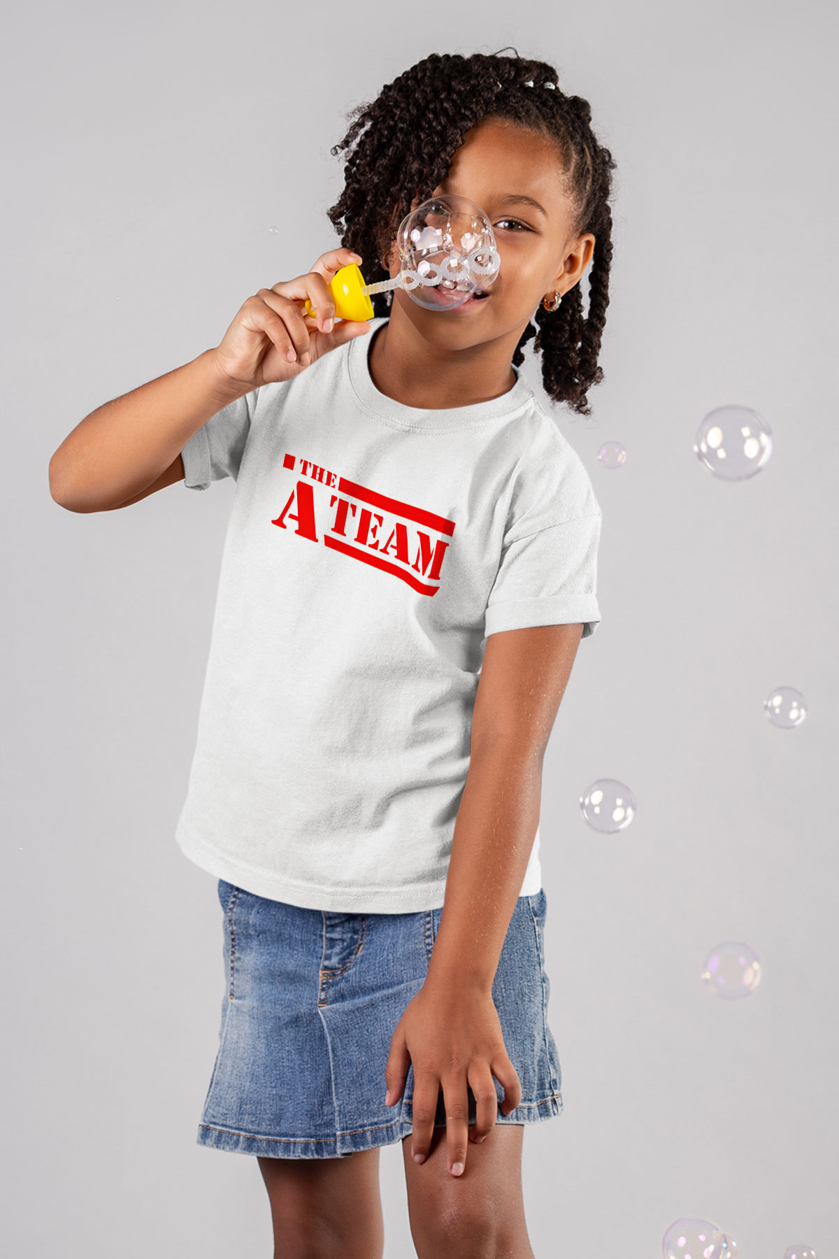 A-Team Beyaz Unisex Çocuk Tişört