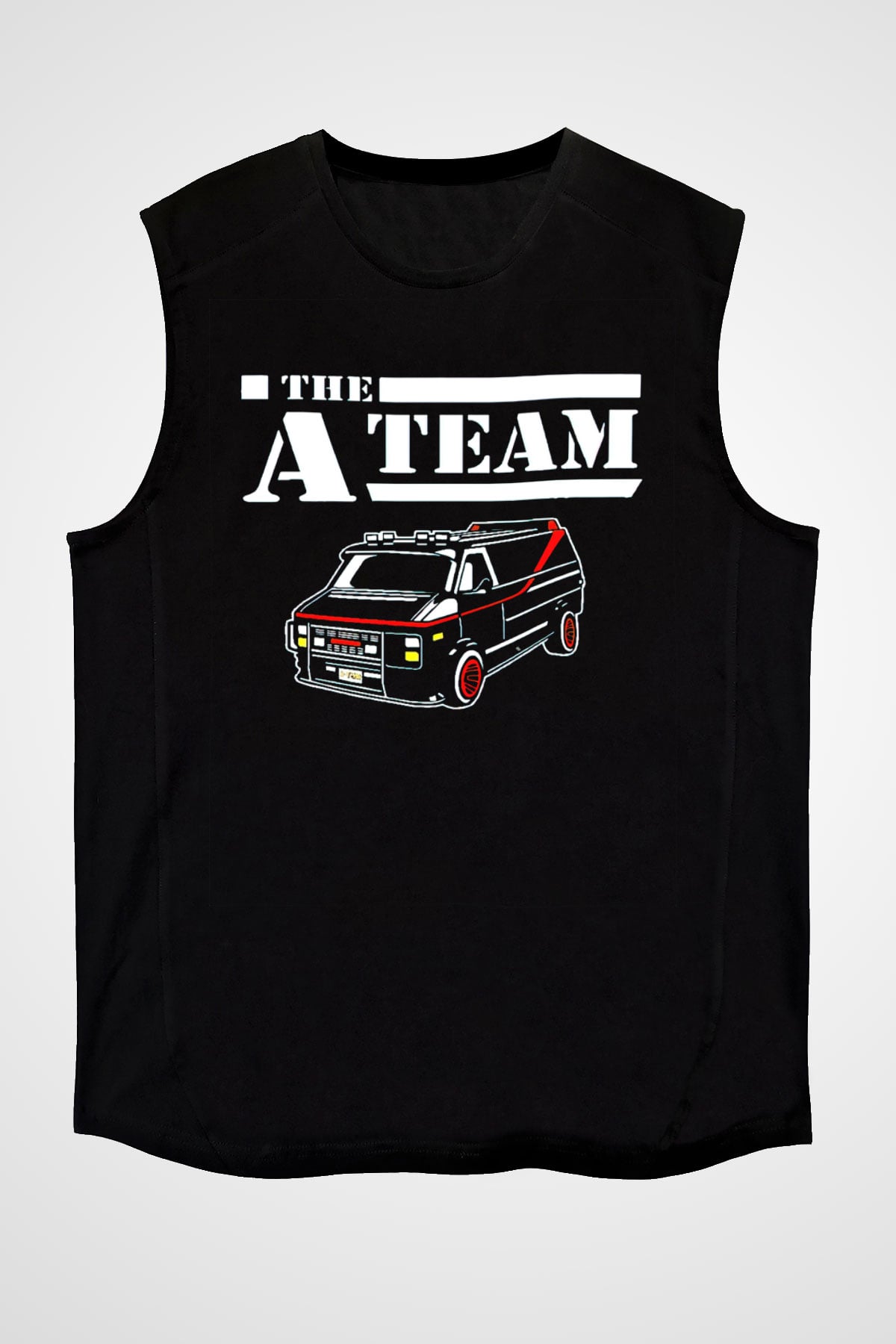 A-Team Siyah Unisex Kolsuz Tişört