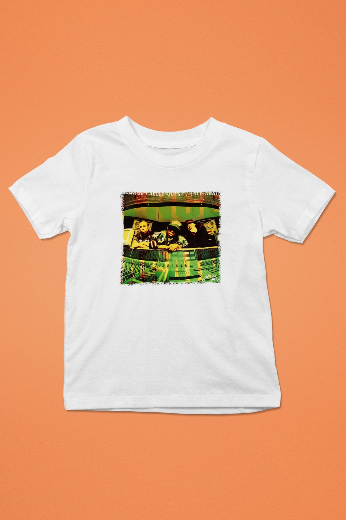 A Tribe Called Quest Baskılı Beyaz Unisex Çocuk Tişört