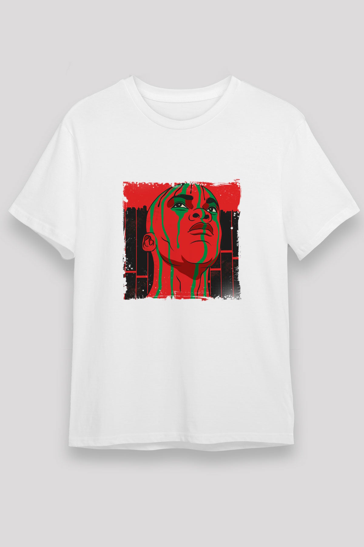A Tribe Called Quest Baskılı Unisex Beyaz Tişört