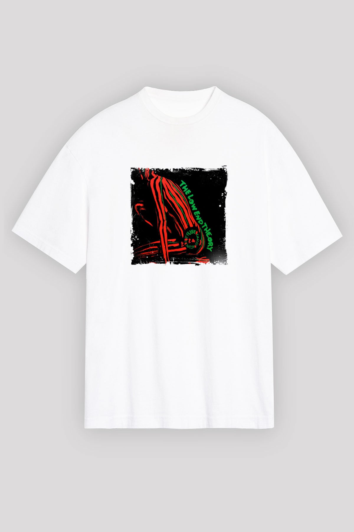 A Tribe Called Quest Baskılı Unisex Beyaz Tişört