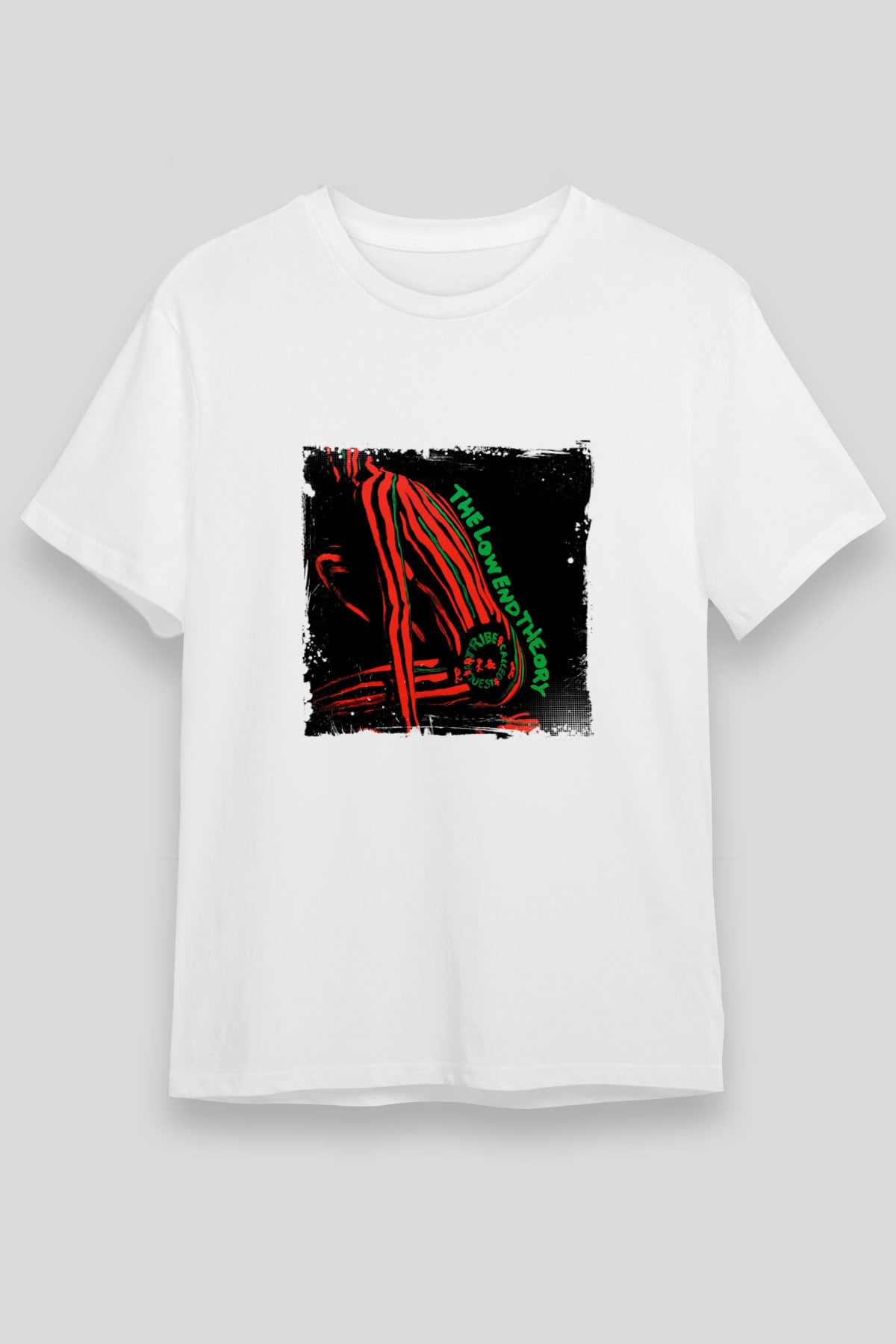 A Tribe Called Quest Baskılı Unisex Beyaz Tişört
