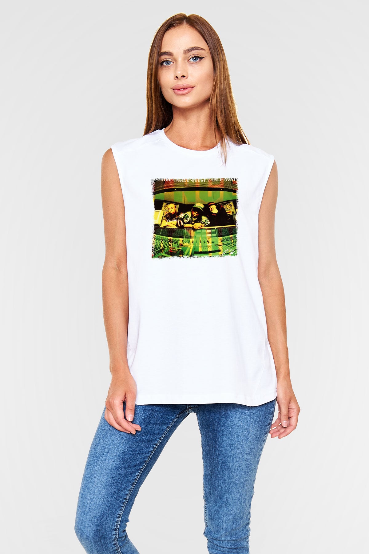 A Tribe Called Quest Beyaz Unisex Kolsuz Tişört