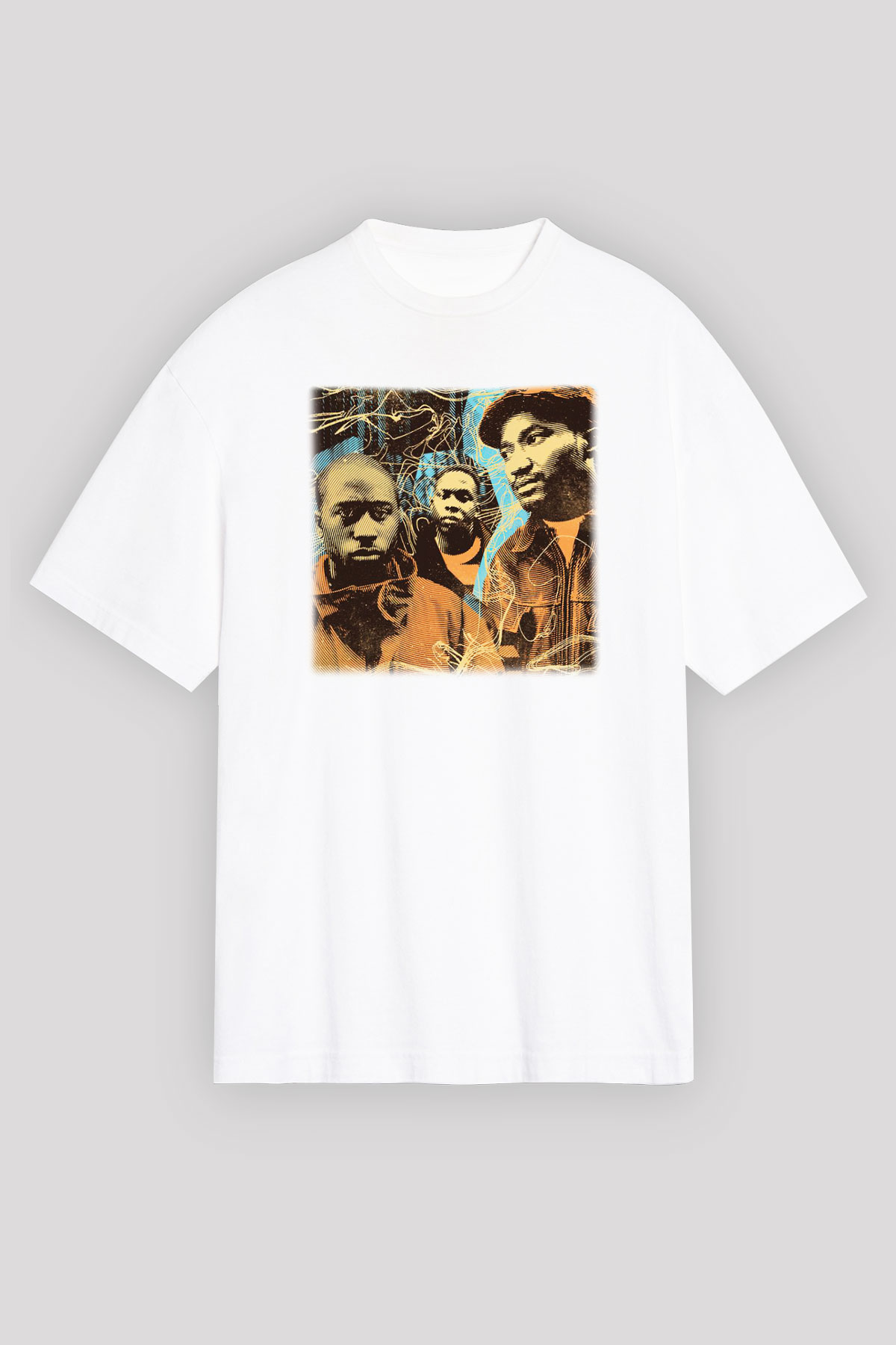 A Tribe Called Quest Beyaz Unisex Oversize Tişört T-Shirt