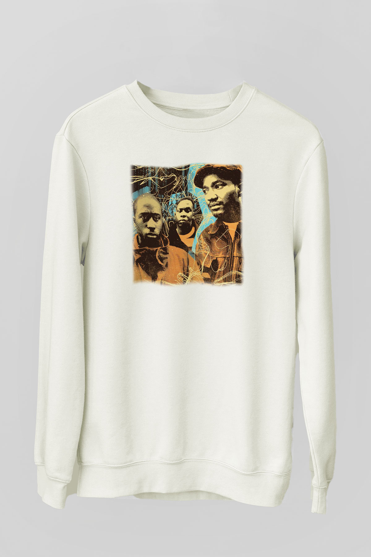 A Tribe Called Quest Beyaz Unisex Sweatshirt