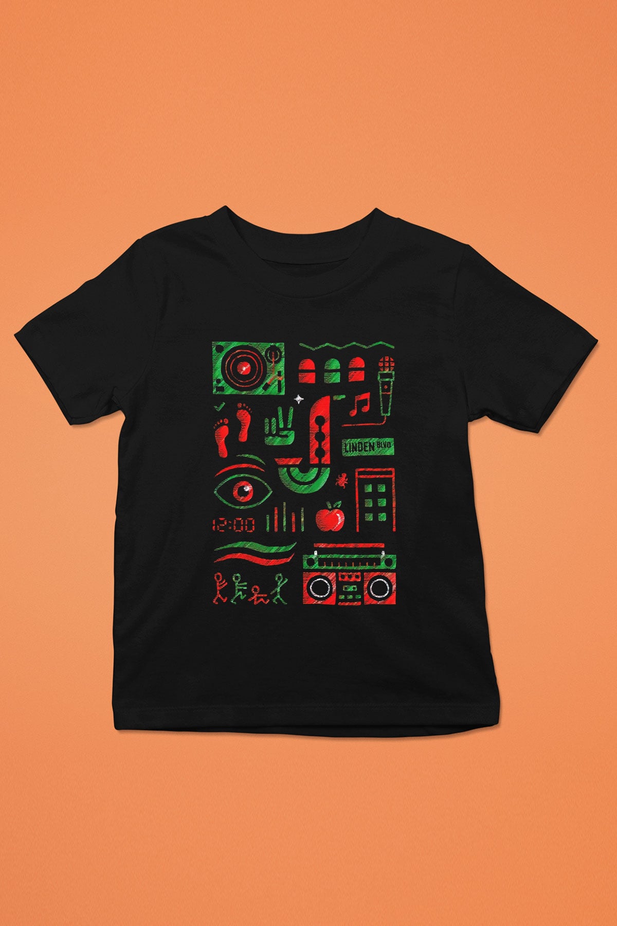 A Tribe Called Quest Siyah Unisex Çocuk Tişört
