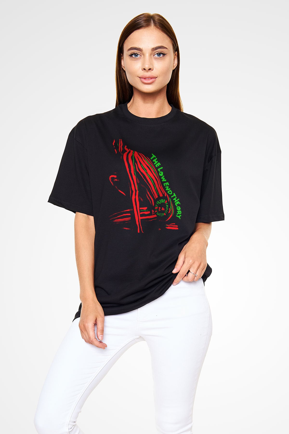 A Tribe Called Quest Siyah Unisex Oversize Tişört T-Shirt
