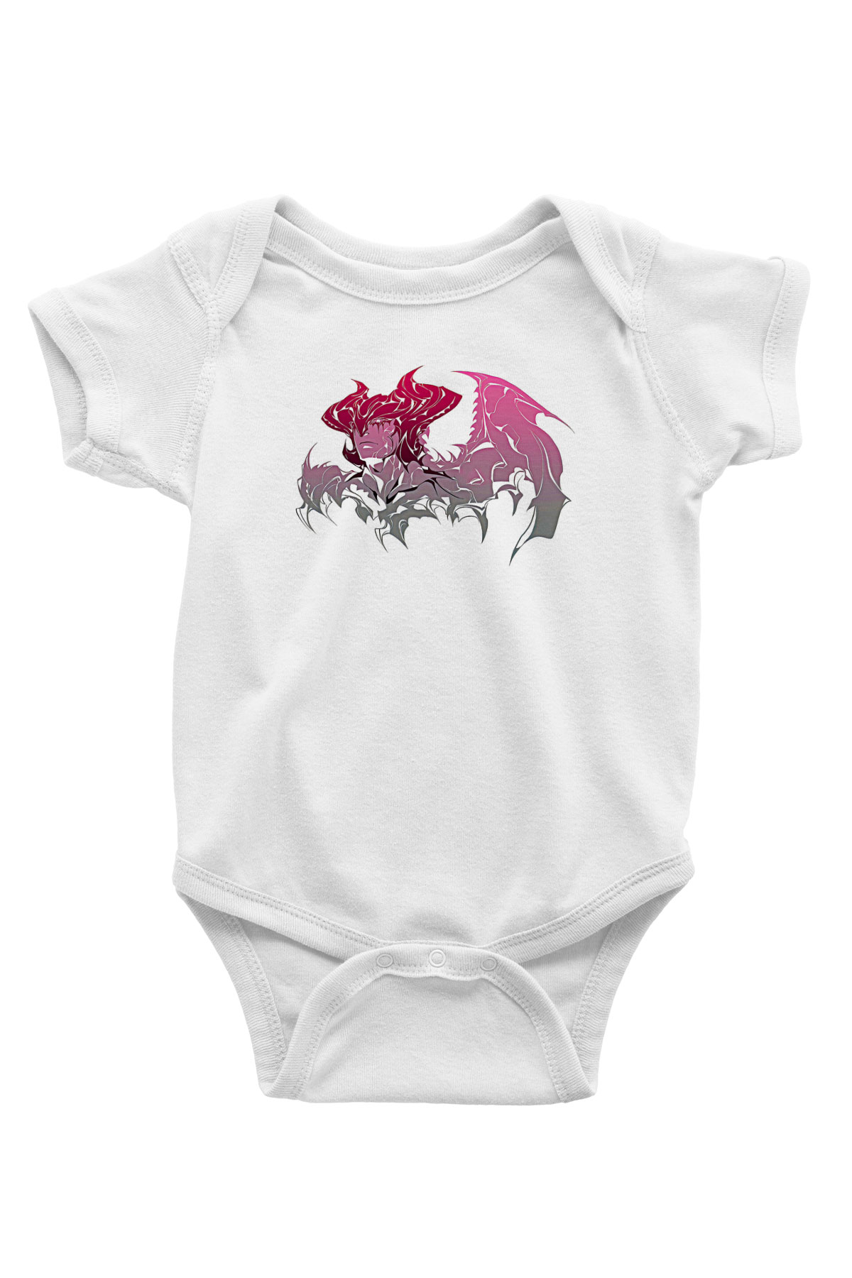 Aatrox James Baskılı Beyaz Unisex Bebek Body - Zıbın