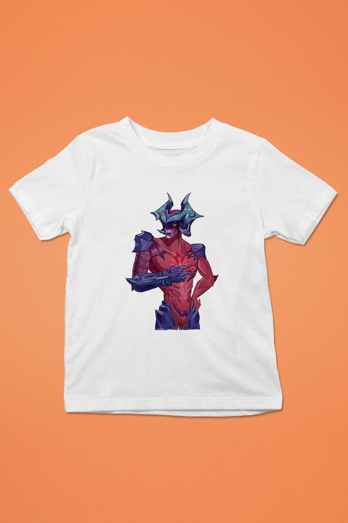 Aatrox James Baskılı Beyaz Unisex Beyaz Çocuk Tişört - Tshirt