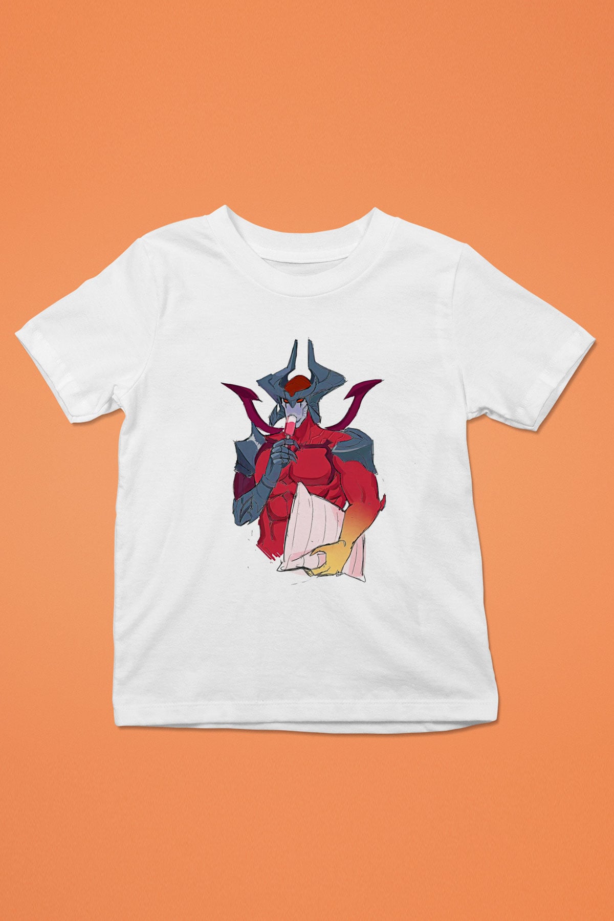Aatrox James Baskılı Beyaz Unisex Beyaz Çocuk Tişört - Tshirt