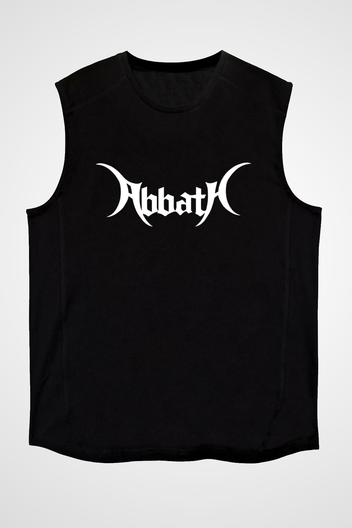 Abbath Siyah Unisex Kolsuz Tişört