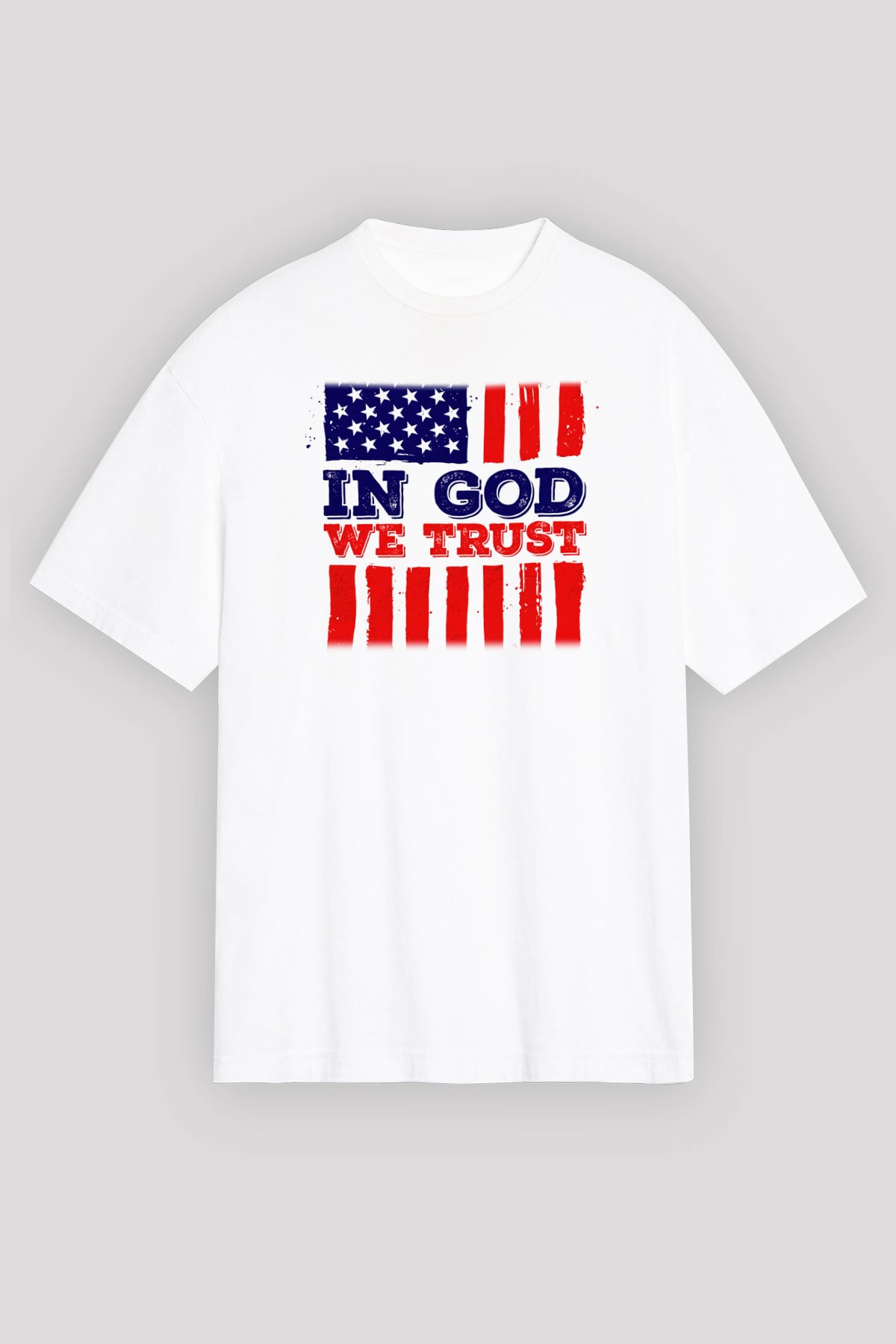 ABD Beyaz Unisex Oversize Tişört T-Shirt