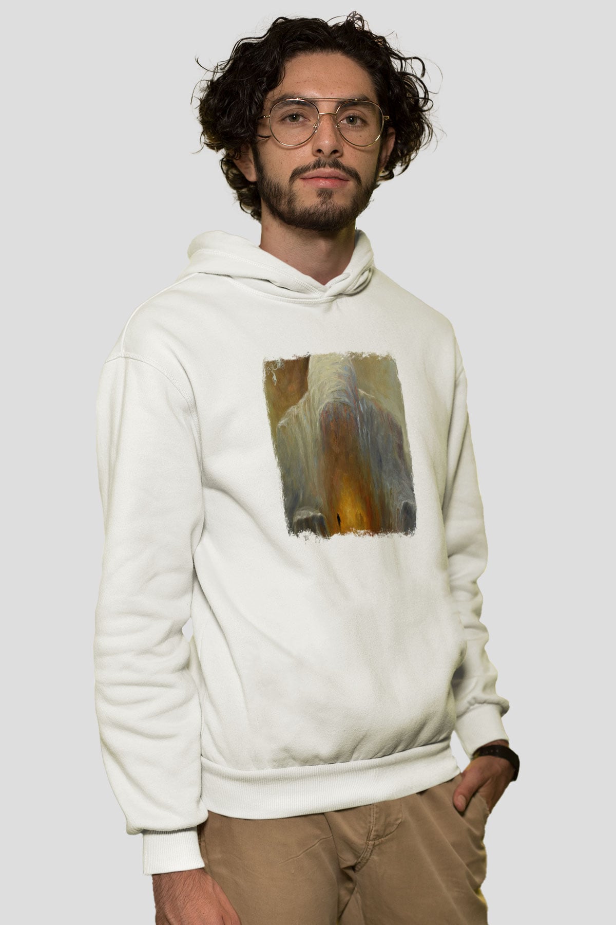 Abigail Williams Baskılı Unisex Beyaz Hoodie