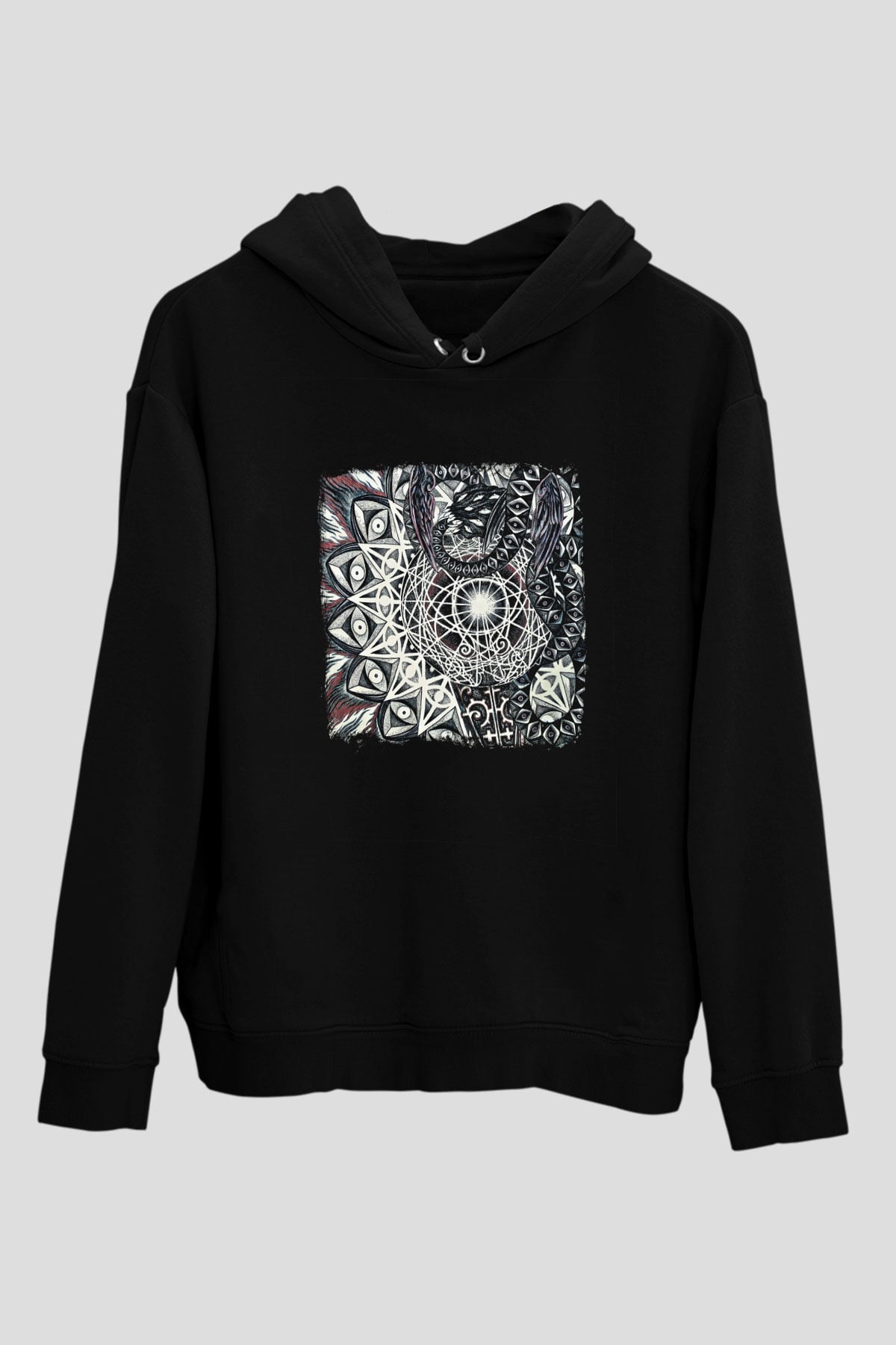 Abigail Williams Baskılı Unisex Siyah Hoodie
