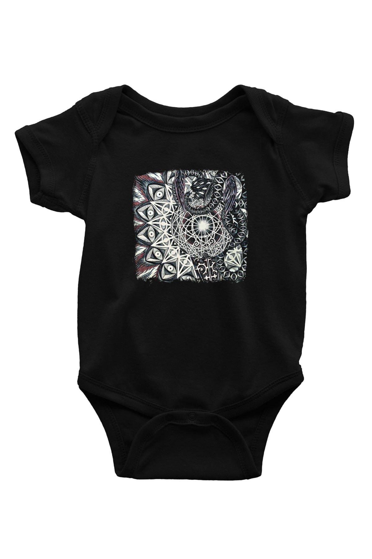 Abigail Williams Baskılı Unisex Siyah Bebek Body - Zıbın
