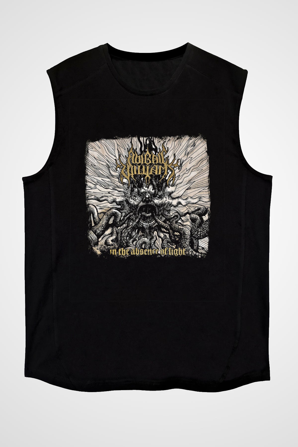 Abigail Williams Baskılı Unisex Siyah Kolsuz Tişört