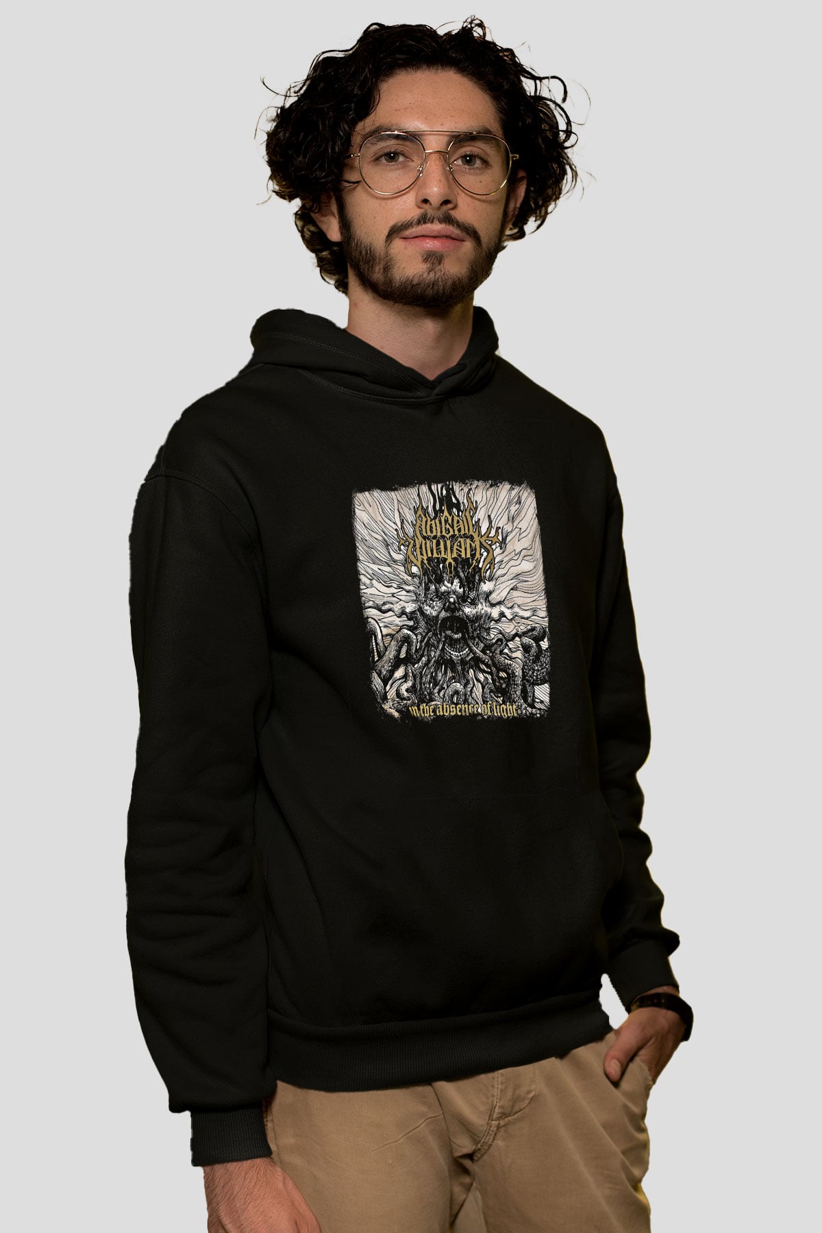Abigail Williams Baskılı Unisex Siyah Hoodie