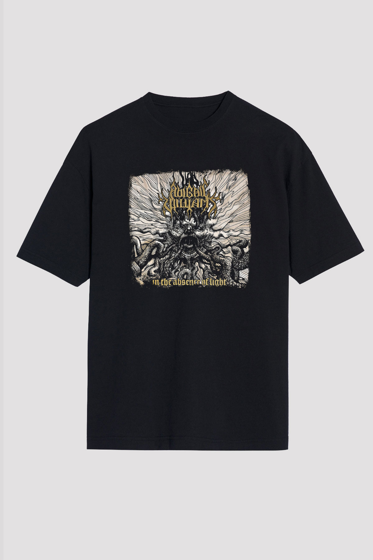 Abigail Williams Baskılı Unisex Siyah Oversize Tişört