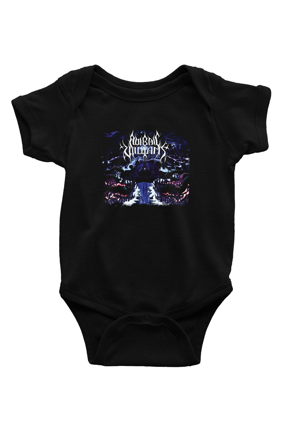Abigail Williams Baskılı Unisex Siyah Bebek Body - Zıbın