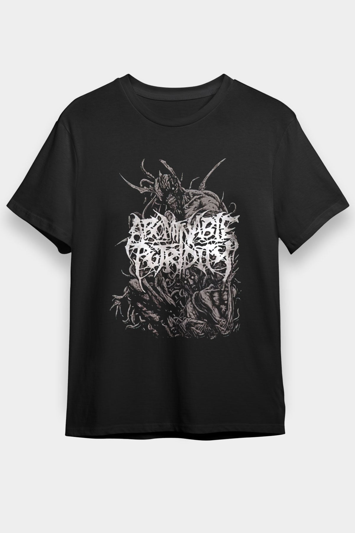 Abomindable Patrudity Baskılı Unisex Siyah Tişört - Tshirt