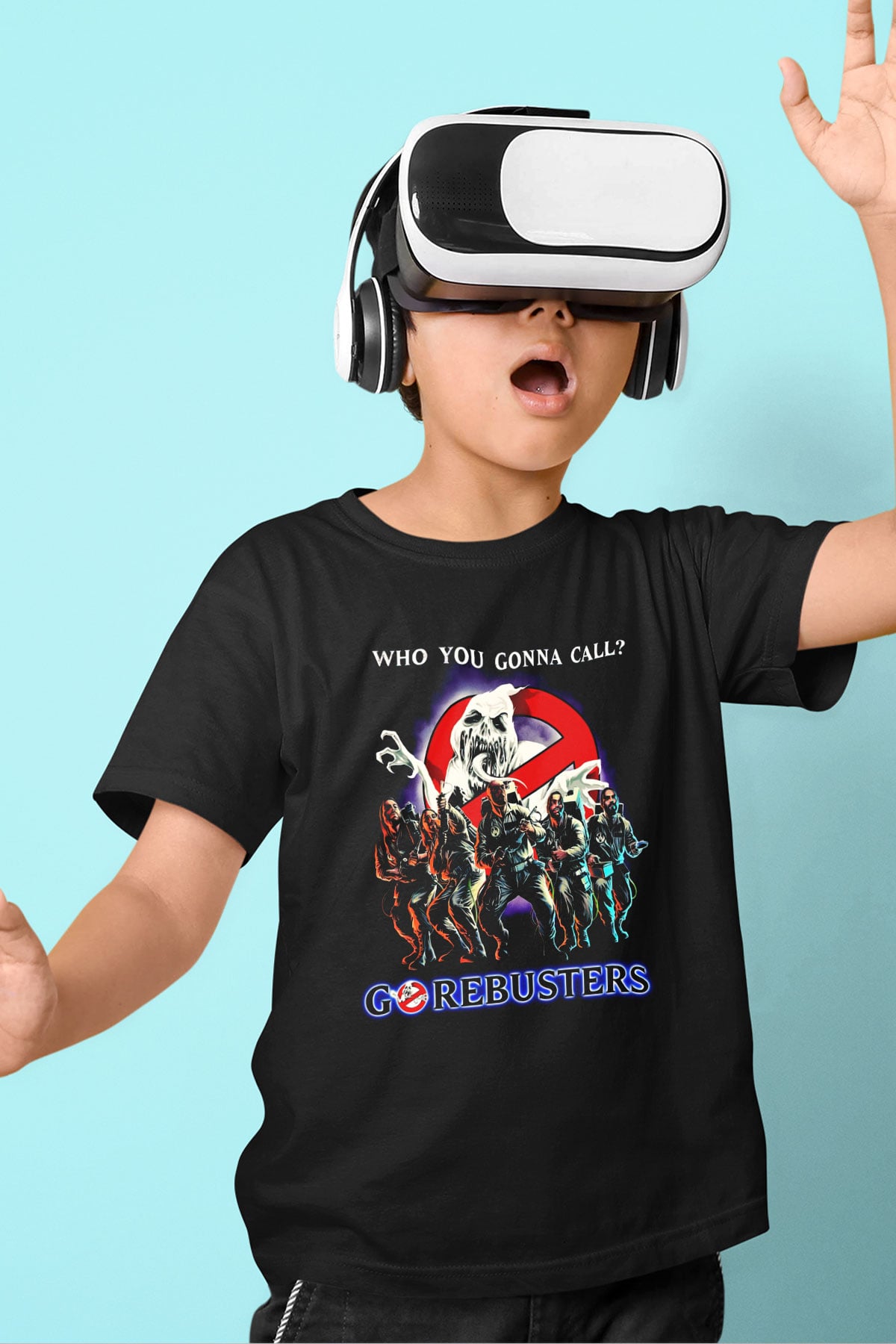 Aborted Baskılı Siyah Unisex Çocuk Tişört