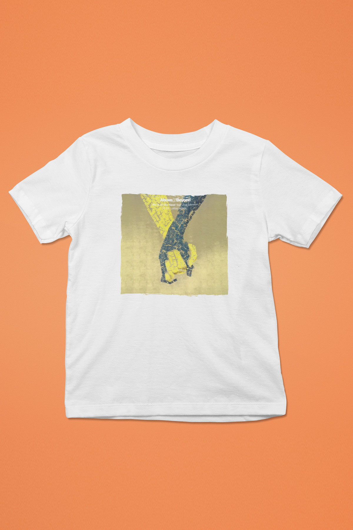 Above and Beyond Beyaz Unisex Çocuk Tişört