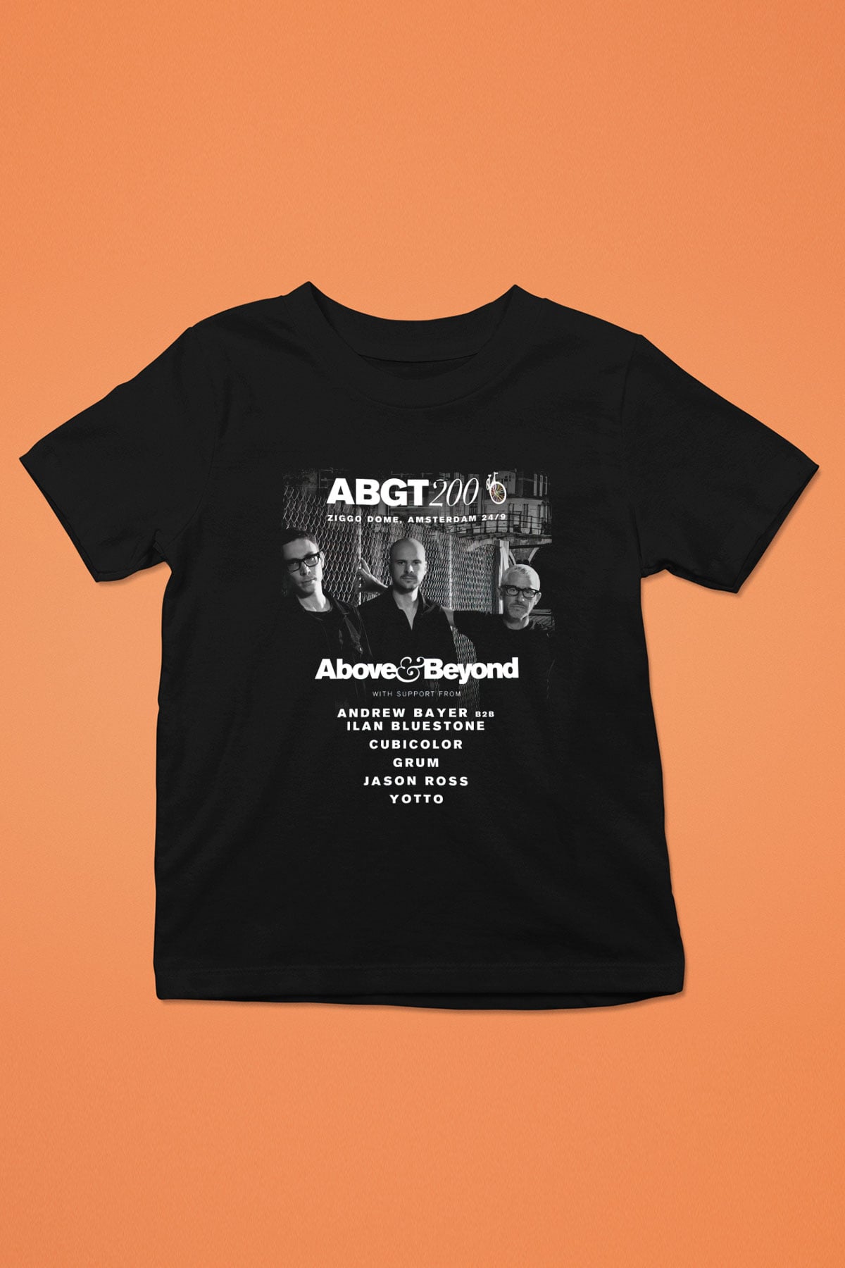 Above and Beyond Siyah Unisex Çocuk Tişört