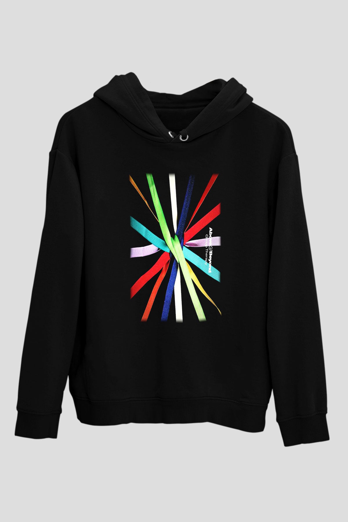 Above and Beyond Siyah Unisex Hoodie