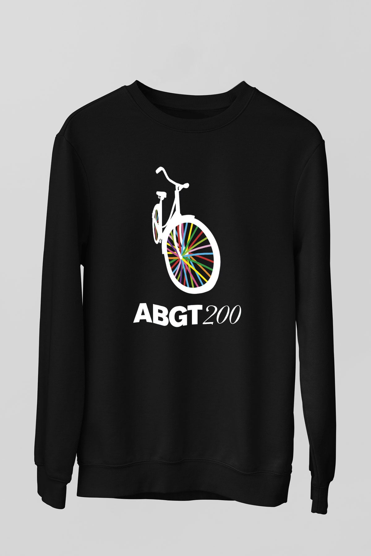 Above and Beyond Siyah Unisex Sweatshirt