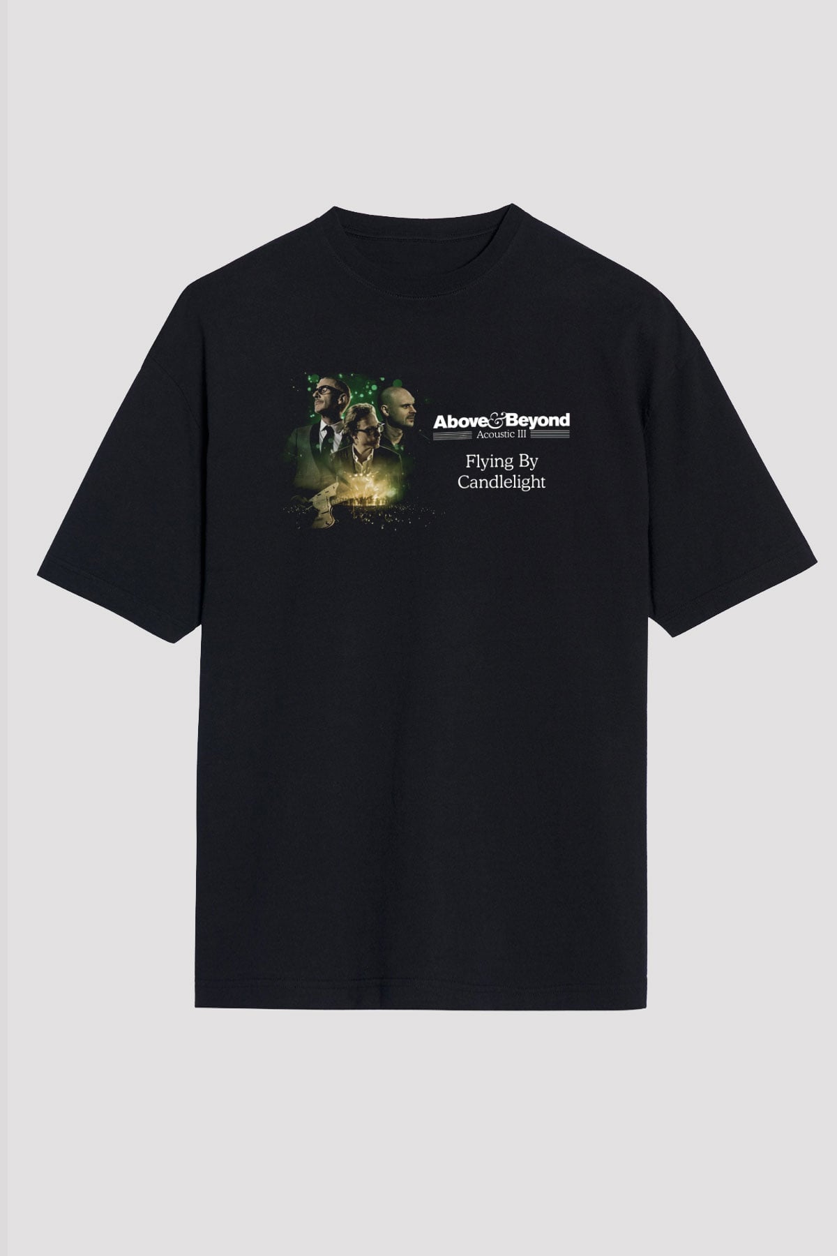 Above and Beyond Siyah Unisex Tişört T-Shirt - TişörtFabrikası