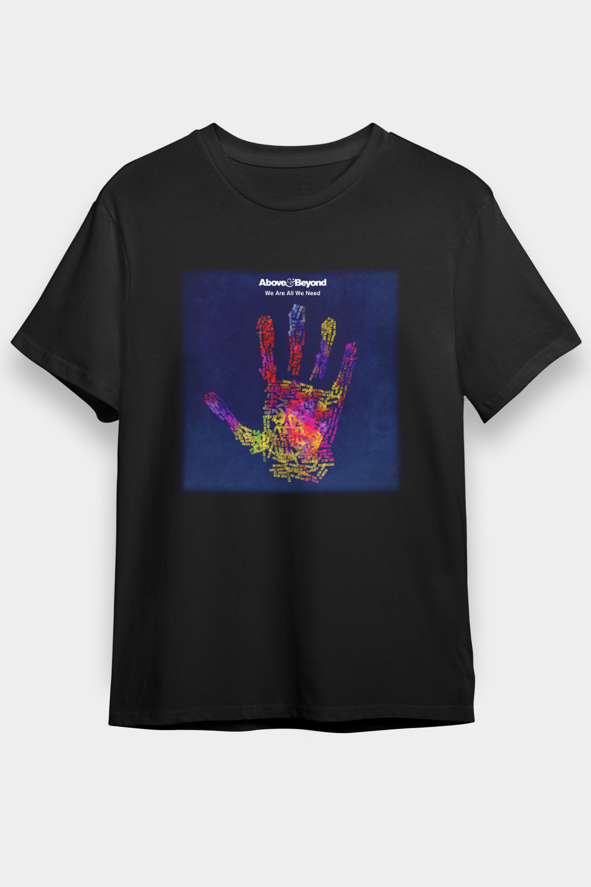 Above and Beyond Siyah Unisex Tişört T-Shirt - TişörtFabrikası