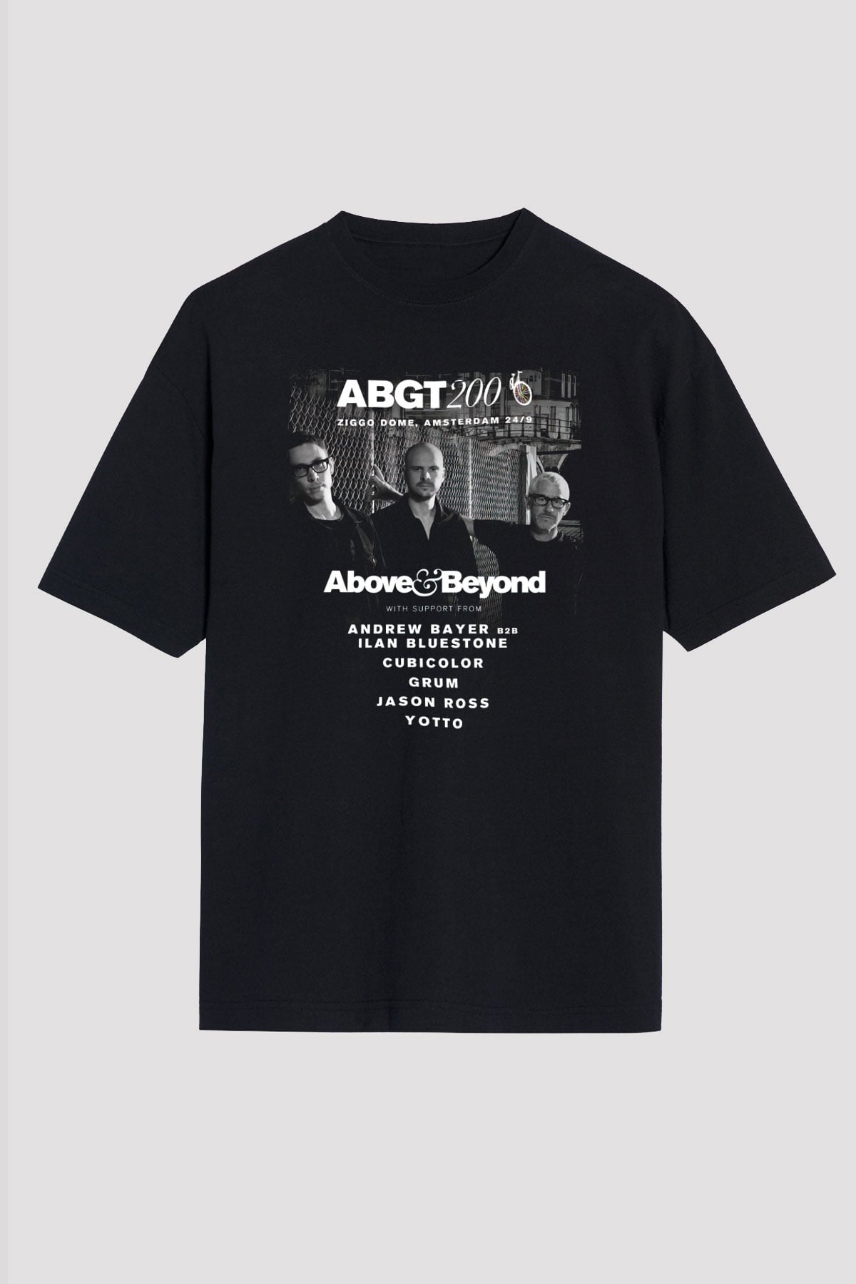 Above and Beyond Siyah Unisex Tişört T-Shirt - TişörtFabrikası