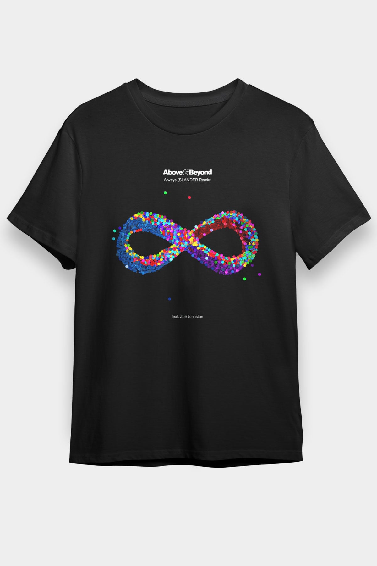 Above and Beyond Siyah Unisex Tişört T-Shirt - TişörtFabrikası