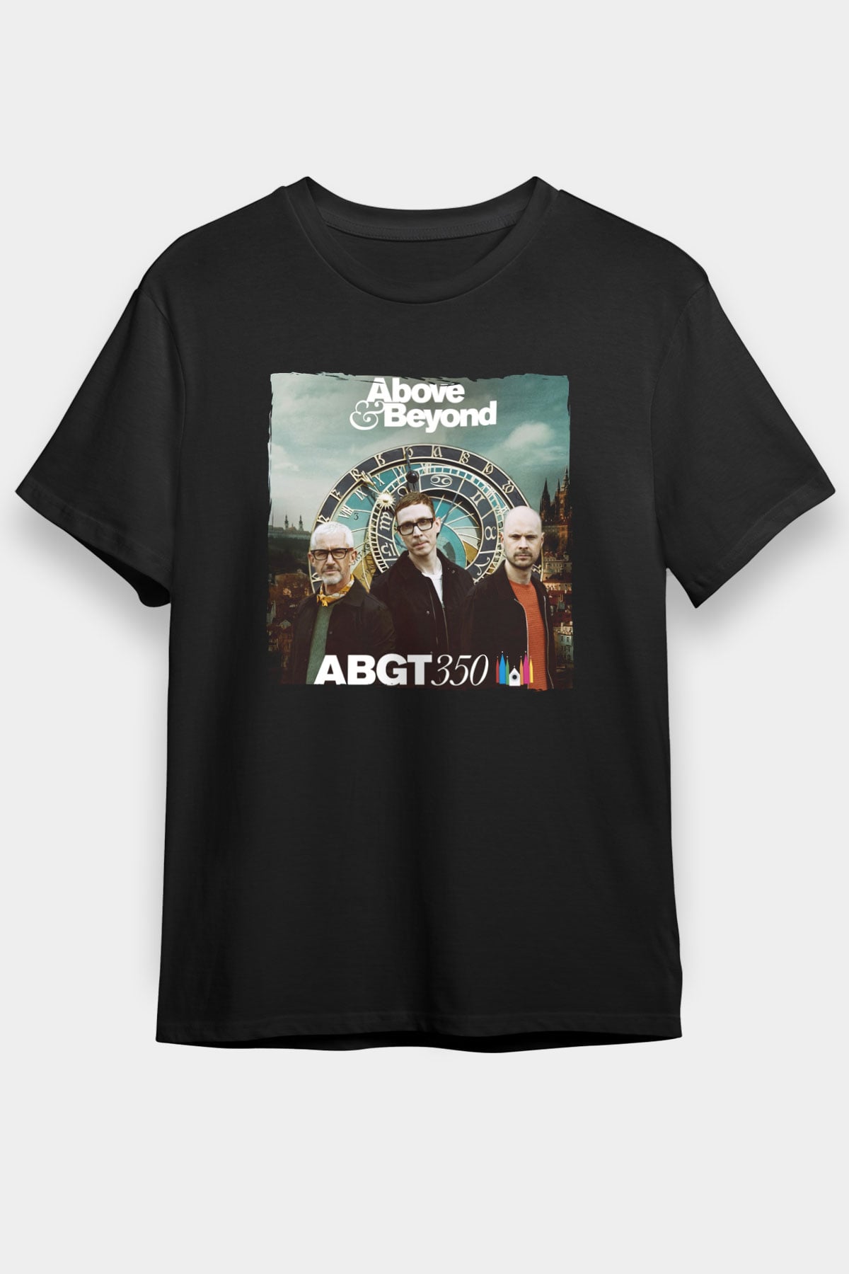 Above and Beyond Siyah Unisex Tişört T-Shirt - TişörtFabrikası