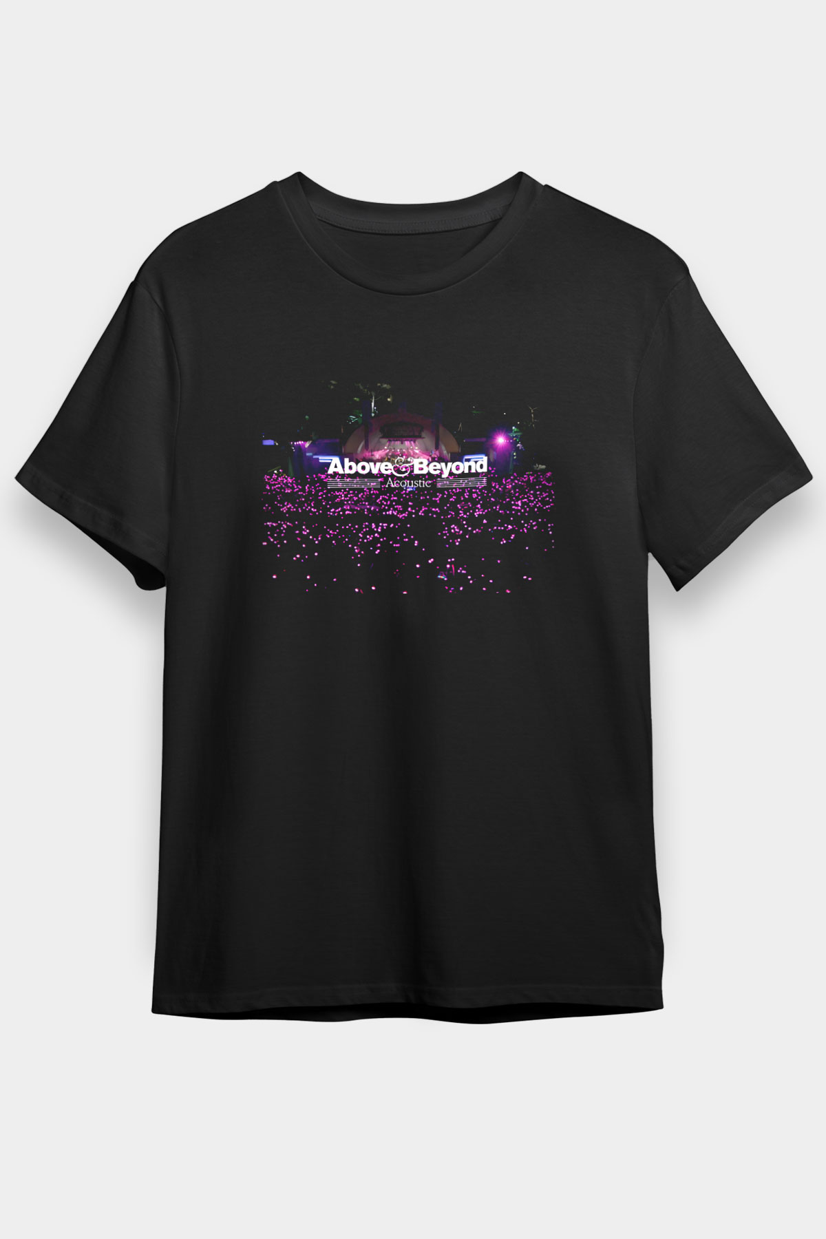 Above and Beyond Siyah Unisex Tişört T-Shirt - TişörtFabrikası