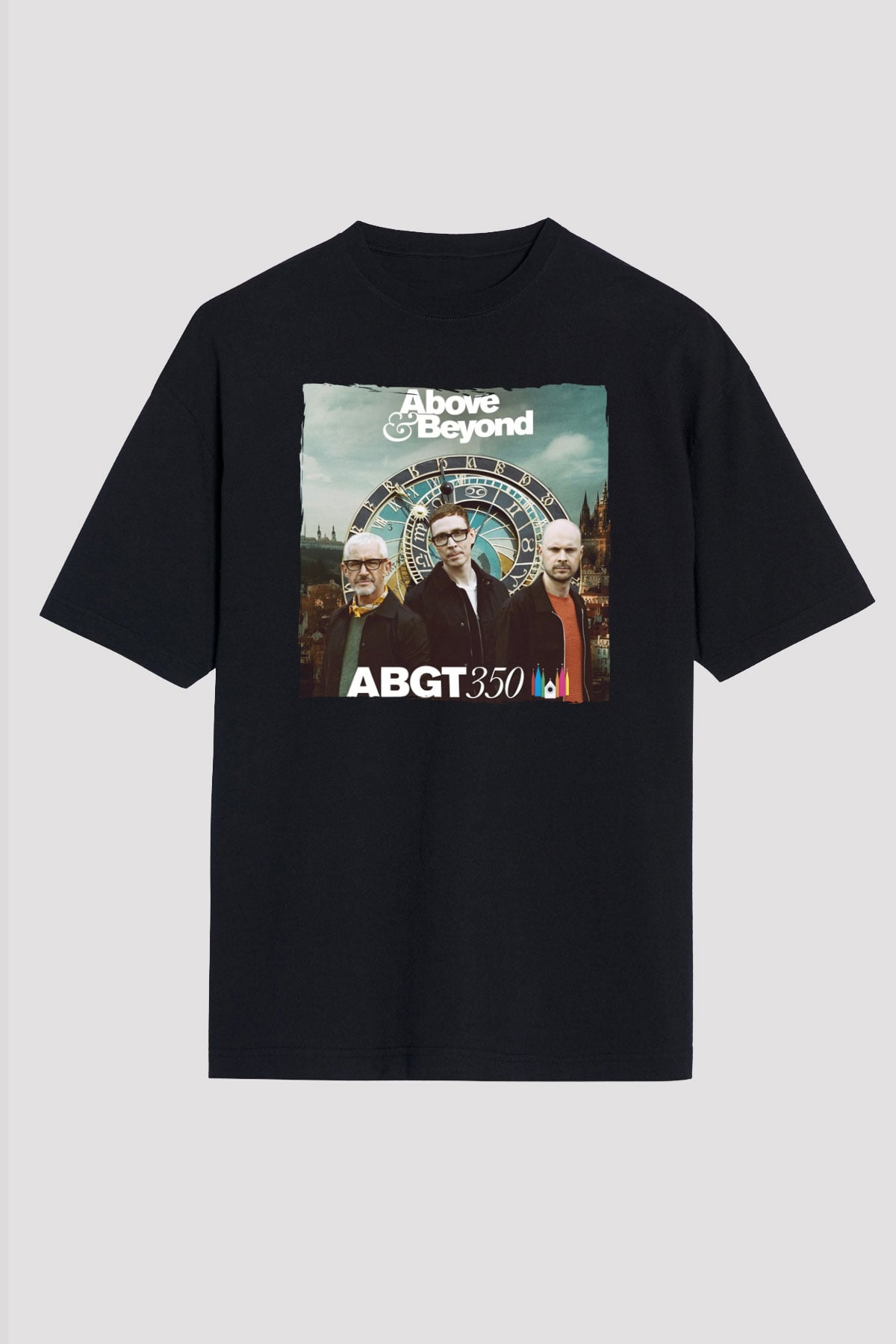 Above and Beyond Siyah Unisex Tişört T-Shirt - TişörtFabrikası
