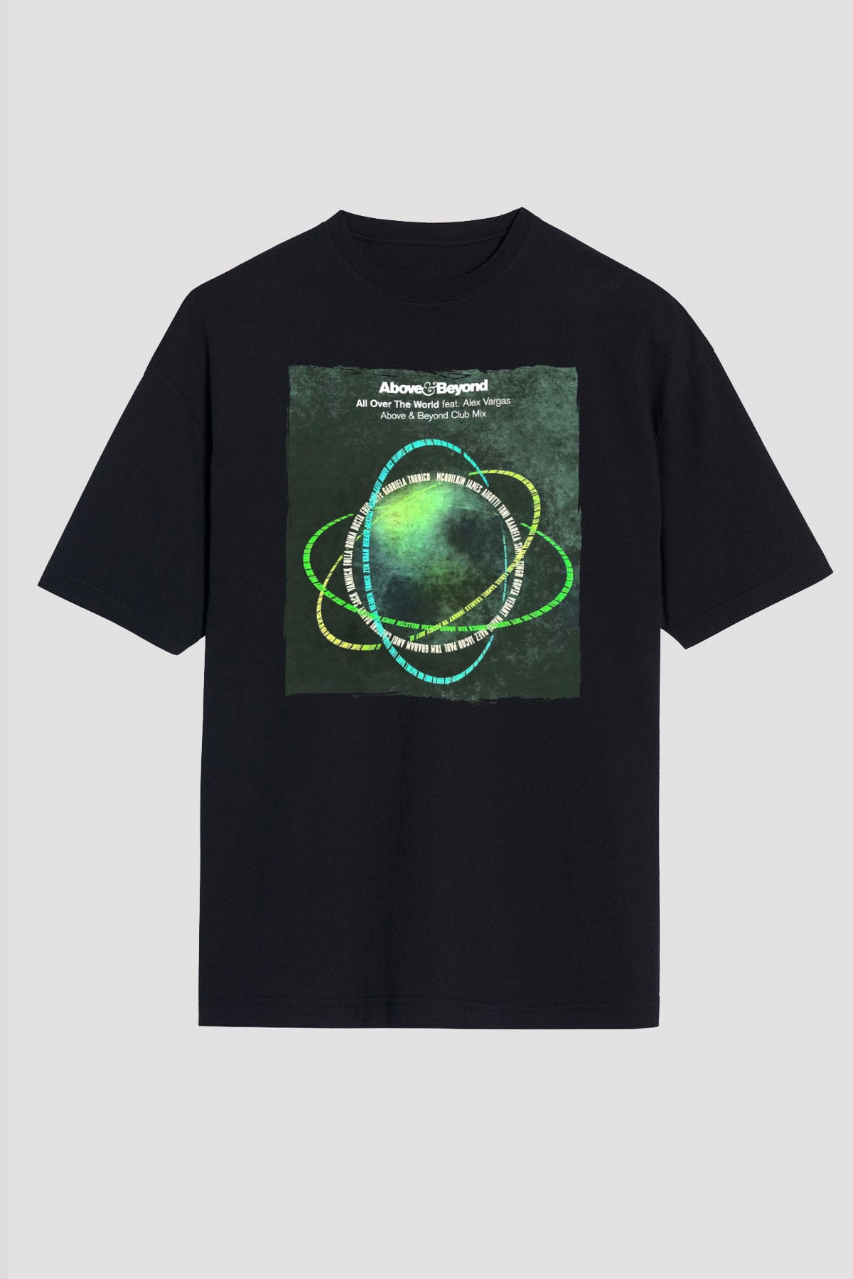 Above and Beyond Siyah Unisex Tişört T-Shirt - TişörtFabrikası