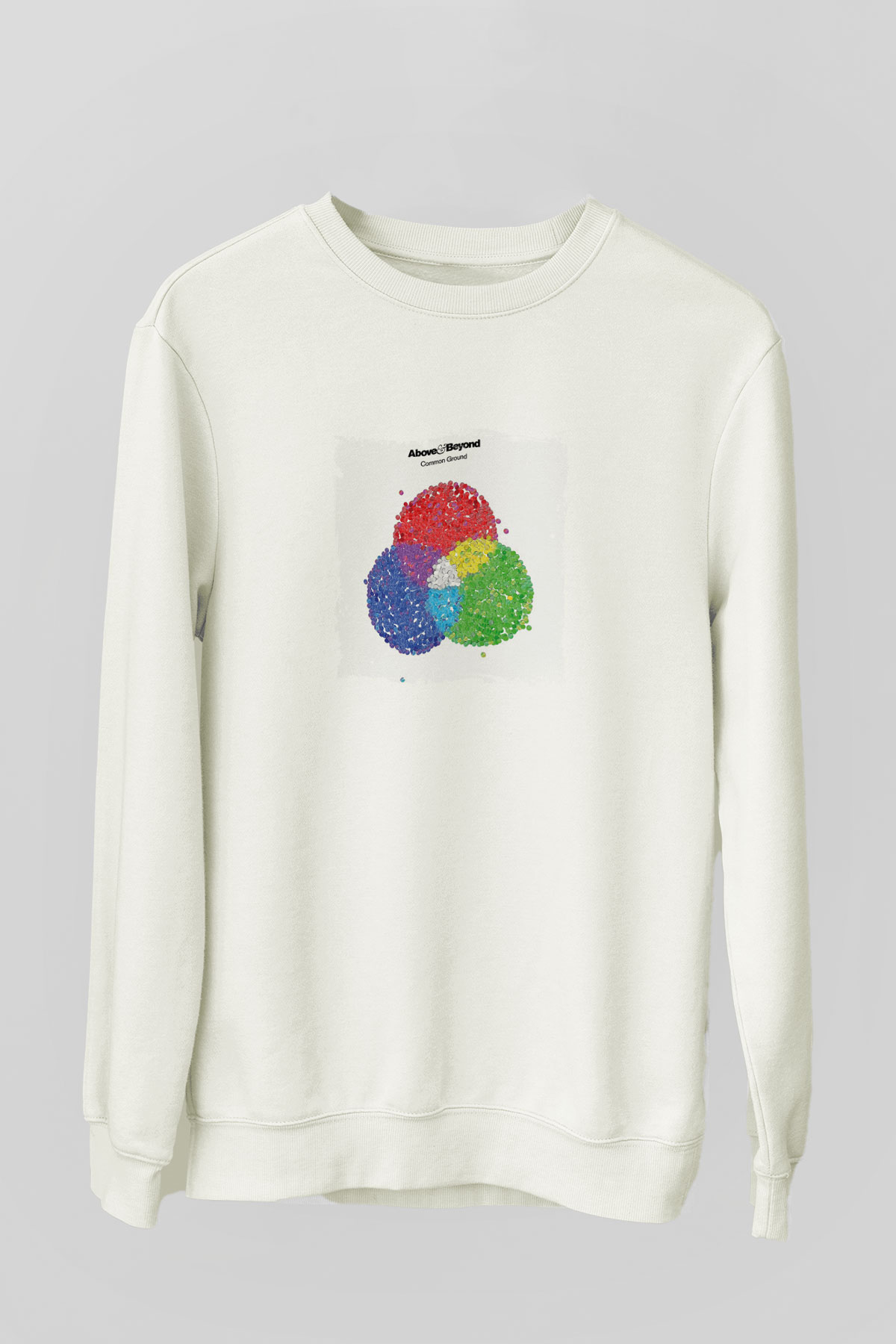 Above and BeyondBaskılı Beyaz Sweatshirt