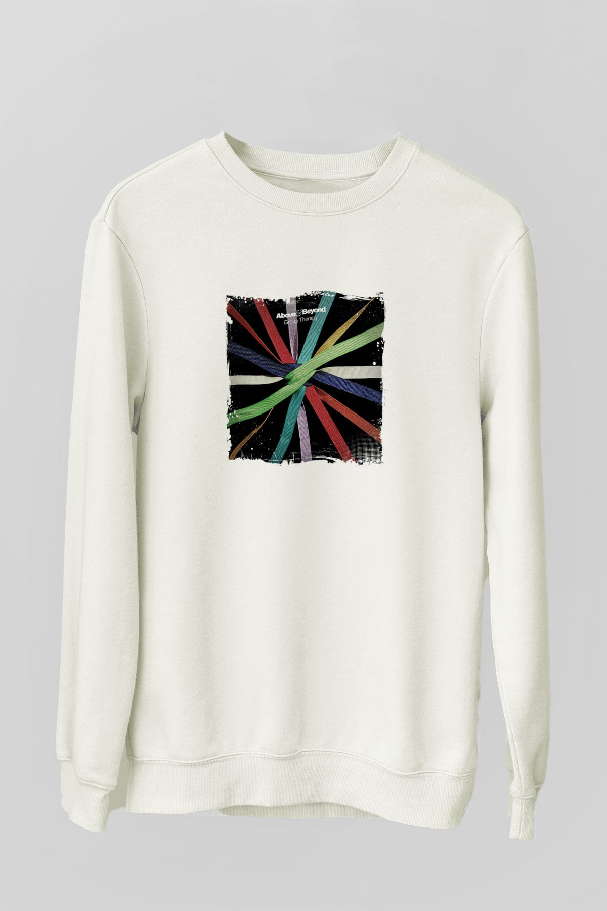 Above and BeyondBaskılı Beyaz Sweatshirt
